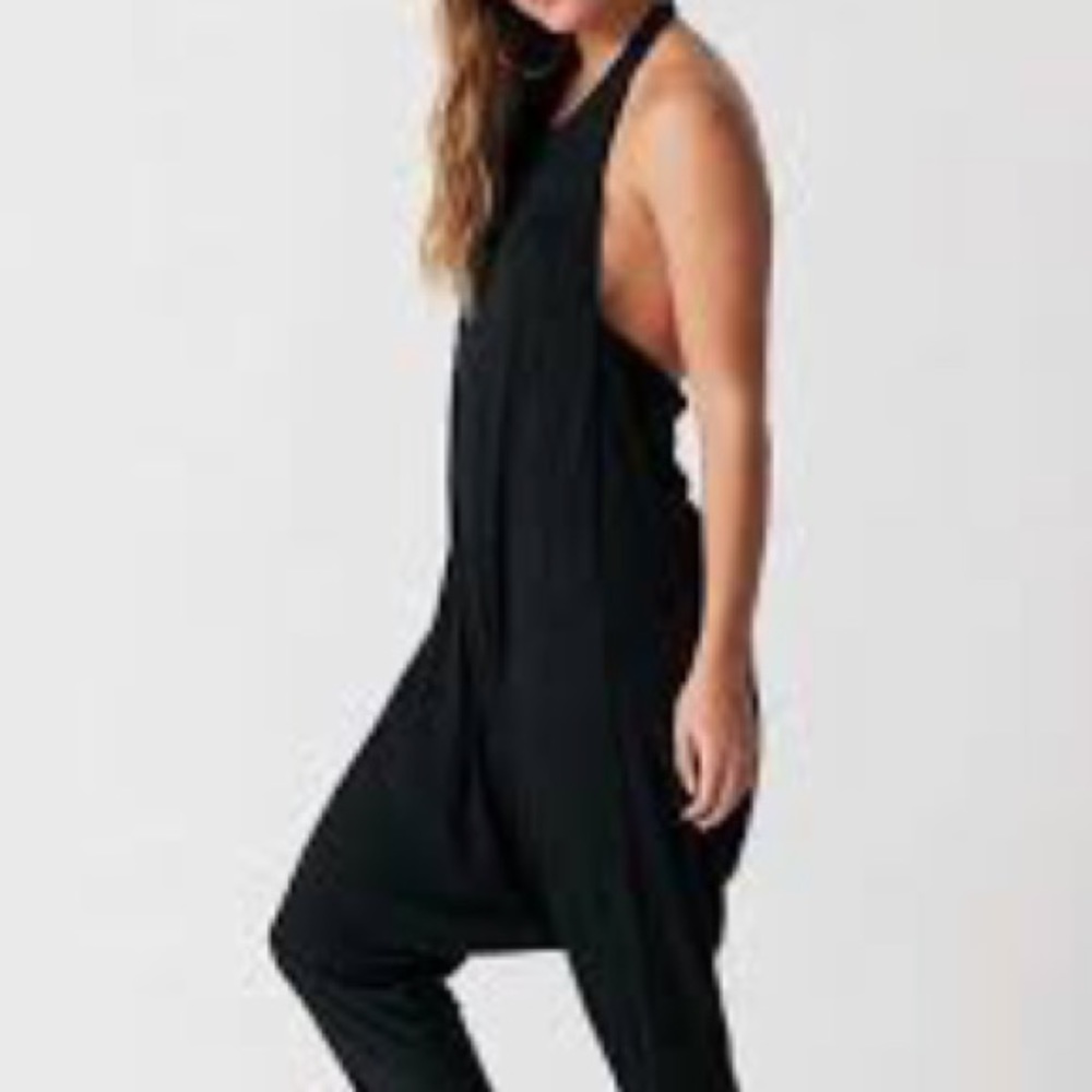 SILENCE + NOISE • Backless Halter Harem Jumpsuit